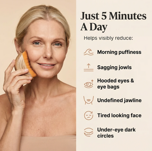 Lymphatic drainage brush